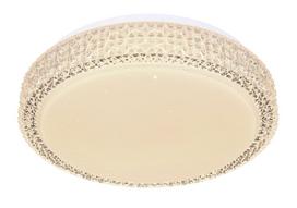 Lubinis LED šviestuvas GLOBO Ovi, 12W, 230V, 1000 lm, 2700/4200/6500K, akrilas, kristalai, 260 x 80