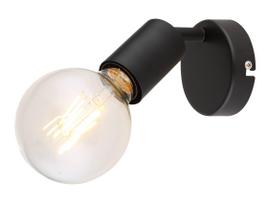 Kryptinis šviestuvas RABALUX Lamar, E27, 1 x 40W, 230V, IP20, metalinis, matinės juodos sp., 90 x 90