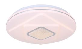 Lubinis LED šviestuvas GLOBO Tossi, 24W, 230V, 2400 lm, 3000K, akrilas, kristalai, chromo sp. žiedas