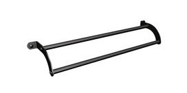 Rankšluosčių kabykla ANDEX Technic 302Ng, 50 cm, pakabinama, dviguba, nerūdijantis plienas, juoda