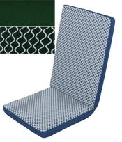 Pagalvėlė PATIO Salamanca Hoch H028-02PB  + šonai D001-32PB, kėdei su aukštu atlošu, 45x50x8 cm, tek