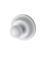 Kabliukas RIDDER 12000100, 55 x 55 x 49 mm, priklijuojamas, baltas