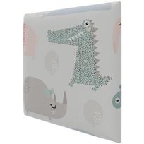 Sienų plokštė PUFFIN Kids Pk, spl. Print Zoo, 300x300x37 mm, dekoratyvinė, tekstilinė