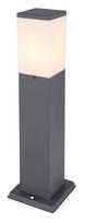 Lauko šviestuvas GLOBO Herri, E27, 1 x 15W LED, 230V, IP44, pastatomas, keturkampas, nerūdijančio pl