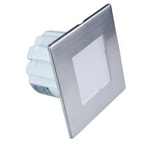 Montuojamas šviestuvas DPM Ycb177S, laiptų apšvietimui, LED, 1,2W, 4000K, 40 lm, 110', IP20, plieno