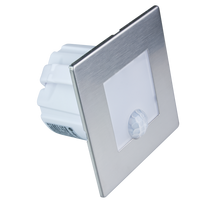 Montuojamas šviestuvas DPM Ycb177S-Pir, laiptų apšvietimui, LED, 1,2W, 4000K, 40 lm, 110°, IP20, su