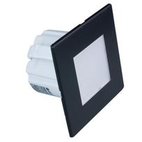 Montuojamas šviestuvas DPM Ycb177B, laiptų apšvietimui, LED, 1,2W, 4000K, 40 lm, 110', IP20, juodos