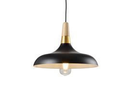 Pakabinamas šviestuvas GTV Skandi 2, E27, 1 x 40W, 220-240V, IP20, juodos sp., skersmuo 350 mm, OS-S