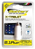 Automobilinė USB jungtis BOTTARI, planšetiniams kompiuteriams su LED apšvietimu X-TABLET 12V/24V