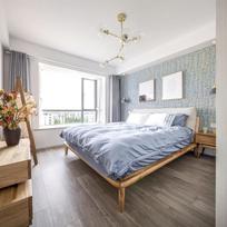 PVC klijuojama ruloninė sienų danga WAKSLINE Ym-03, spl. Mėlyna, 500x2800x2,5 mm, padengta aliuminio