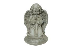 Kapų statulėlė 4Living "Angelas meldžiasi", žalsvos sp., 21 cm.