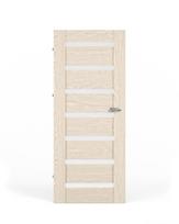 Laminuotos vidaus durys su užlaida VIVENTO PB-02, kairinės, spl. Cornwall oak, 2030x844x40 mm