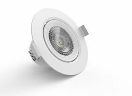 Įmontuojamas šviestuvas TECHTOUCH 2027272, apvalus, LED, 9W, 720 lm, 4000 K, 220-240 V, 25000 val.