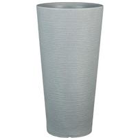 Plastikinis lauko vazonas, SCHEURICH CONEO HIGH (243/55), juoda/granito sp., aukštis 55 cm., skersmu
