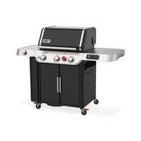 Dujinė kepsninė WEBER Genesis EX-335, 3+1 degiklis, 11,4kw, 160x157x78cm, su ratukais, juoda