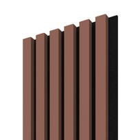 MDF sienų lentjuostė PUFFIN, spl. terracote/black, 2650x245x22 mm, akustinė, dekoratyvinė