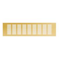 Ventiliacinės grotelės EUROPLAST RA1040G, 100 x 400, aliuminės, aukso spalvos