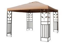 Sodo pavėsinė Lukas, 300 x 300 cm, aukštis 250 cm, plieninis antracito sp. rėmas, stogas 180 g/m², r