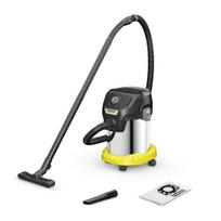 Sauso-šlapio siurbimo dulkių siurblys KARCHER KWD 3 S, V-17/4/20/F, galia 1000 W, 17 l nerūdijančio