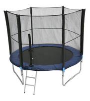 Batutas XXL, skersmuo 244cm, aukštis 65cm, su kopėtėlėmis ir apsauginiu tinklu, cinkuotas metalas, m
