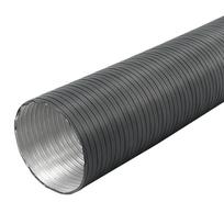 Ortakis EUROPLAST G125A, d125, 3 m, gofruoto aliuminio, antracito spalvos
