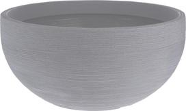Lauko vazonas, pilkos sp., 60 x 60 x 27 cm.
