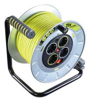 Ilgiklis ritė MASTERPLUG A540120033, 4 lizd., 30m, su įž., 3x1.5, metalinė ritė OTMG30164SL