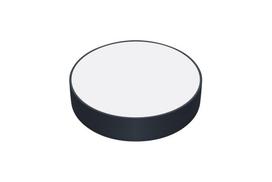 Lubinis LED šviestuvas HOROZ Sofia, 36W, 3240lm, 6400K, IP20, juodos sp., 235x235x40 mm
