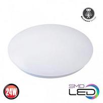 Lubinis LED šviestuvas HOROZ SHARK-24, 24W, 1800lm, 6400K, IP20, microwave sensorius 8 m, baltos sp.