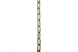 Dekoratyvinė grandinė POSAMO VAUKA, 1625/2,0mm, plienas, padengta žalvariu, 15m