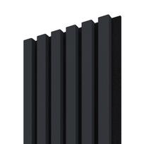 MDF sienų lentjuostė PUFFIN, spl. blue/black, 2650x245x22 mm, akustinė, dekoratyvinė