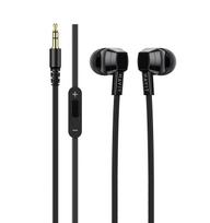 Laidinės ausinės HAVIT DOT 327, 3, 5 mm,  laido ilgis 1, 5 m,  su mikrofonu,  juodos sp.