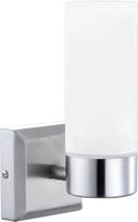 Vonios šviestuvas GLOBO Space, E14, 1 x 40W, 230V, opalinis stiklas, IP44, 80 x 185 x 110 mm