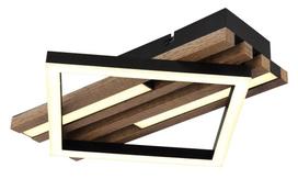 Pakabinamas LED šviestuvas GLOBO Obrien, 19W, 3000K, 230V, 1020lm, MDF tamsus medis, atminties funkc