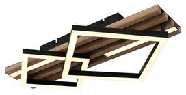 Pakabinamas LED šviestuvas GLOBO Obrien, 25W, 3000K, 230V, 1300lm, MDF tamsus medis, atminties funkc