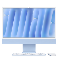 Kompiuteris  Apple iMac 24" (2024), M4 8C/8C, 16GB, 256GB, SWE, blue   Prekė–MWUF3KS/A