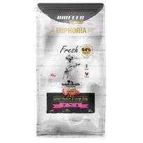 EUPHORIA Fresh Junior sausas šunų ėdalas vidutiniams ir dideliems šunims su kalakutiena ir triušiena, 12 kg