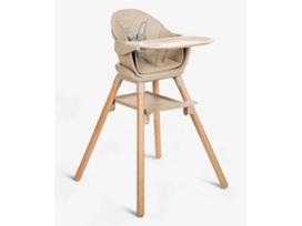KikkaBoo Woody maitinimo kėdutė 6in1 Beige