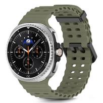 Žalios spalvos apyrankė "Tech-Protect Iconband Pro" laikrodžiui Samsung Galaxy Watch 8 / Classic (40 / 44 / 46 MM)