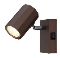 Kryptinis šviestuvas GLOBO James, GU10, 1 x 25W, 230V, matinės bronzos spalvos, 70 x 140 x 145 mm