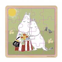 MOOMIN Medinė dėlionė „Apsikabinimai"