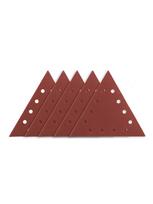 Velcro šlifavimo popierius K180, trikampis su 12 skylių, 5vnt šlifuokliui 59G264