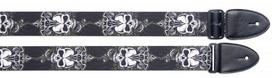 Diržas gitarai Stagg STE BLACK SKULL