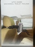 Telefono laikiklis Universalus automobilio sėdynės galvos atramos laikiklis telefonui, planšetiniam kompiuteriui (7-10.1 colio), sukasi 360 laipsnių kampu, UTH 2280