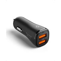 Automobilinis įkroviklis Spigen Essential 30W Car Charger EV302, black