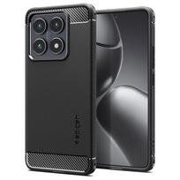 Dėklas Spigen Rugged Armor, matte black - Xiaomi 14T