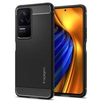 Dėklas Spigen Rugged Armor, matte black - Xiaomi POCO F4/Redmi K40S