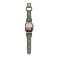 UAG Monarch Strap, olive/titanium - Apple Watch 49mm/46mm/45mm/44mm/42mm