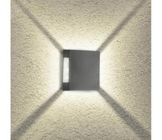 Brilagi - LED lauko sieninis šviestuvas QUADRAY LED/4W/230V antracitas IP65