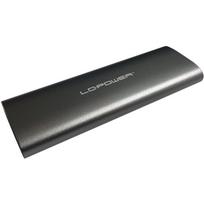 LC Power LC-M2-C-MULTI-2 - Speichergehäuse - M.2 - M.2 Card (PCIe NVMe & SATA) - USB 3.2 (Gen 2) - Anthrazit